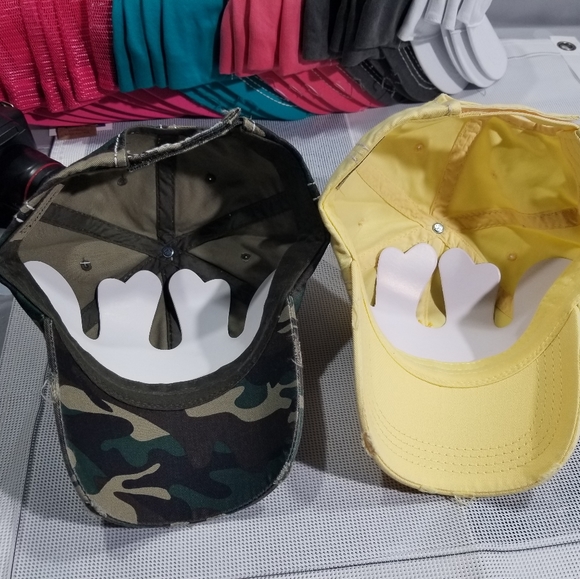 Bundle Vintage Style Hats Good Vibes and Bad Hair Day Design (2 pack) - Picture 3 of 7